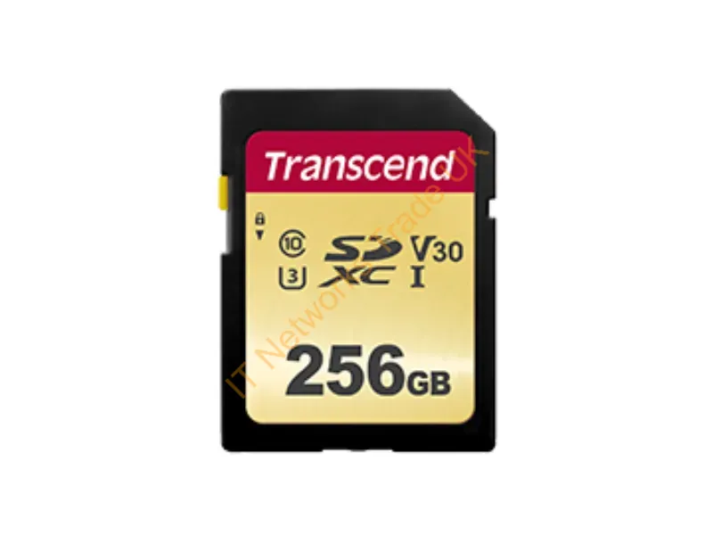 TS256GSDC500S - Transcend 256GB UHS-I U3 SD card MLC memory card Cable