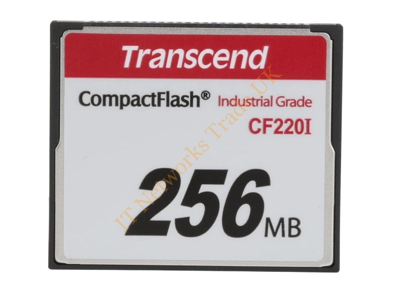 TS256MCF220I-P Transcend 256MB Industrial Grade CompactFlash (CF) Memory Card