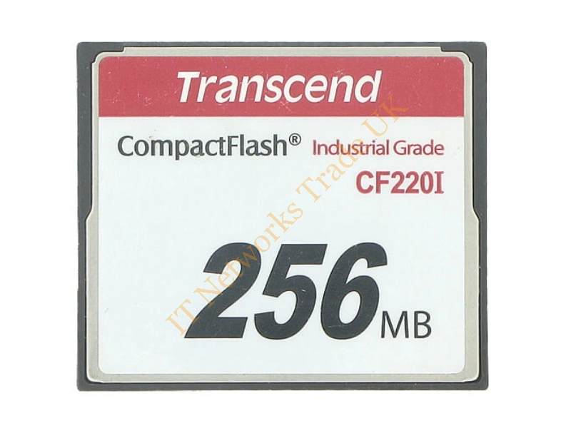 TS256MCF220I Transcend 256MB Industrial Grade CompactFlash (CF) Memory Card