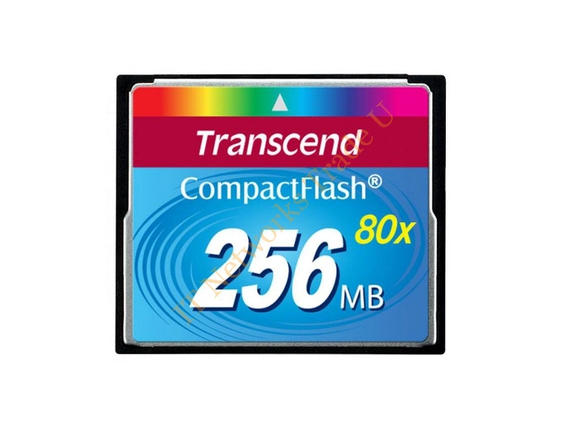 TS256MCF80-DF Transcend 256MB CompactFlash (CF) Memory Card