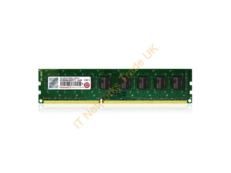 TS256MLK64W6N Transcend 2GB DDR3-1600MHz PC3-12800 non-ECC Unbuffered CL11 240-Pin DIMM 1.35V Low Voltage Single Rank Memory Module Desktop Memory