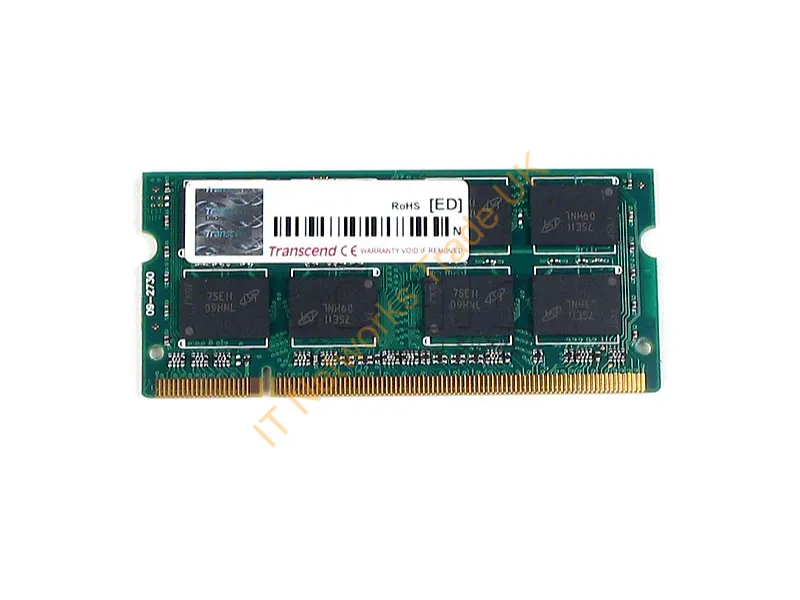 TS256MSK72V3N Transcend 2GB DDR3-1333MHz PC3-10600 ECC Unbuffered CL9 204-Pin SoDimm Dual Rank Memory Module Laptop Memory