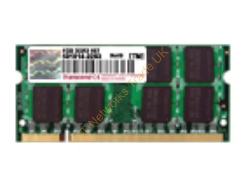 TS256MSQ64V6U-I Transcend 2GB DDR2-667MHz PC2-5300 non-ECC Unbuffered CL5 200-Pin SoDimm Dual Rank Memory Module Laptop Memory