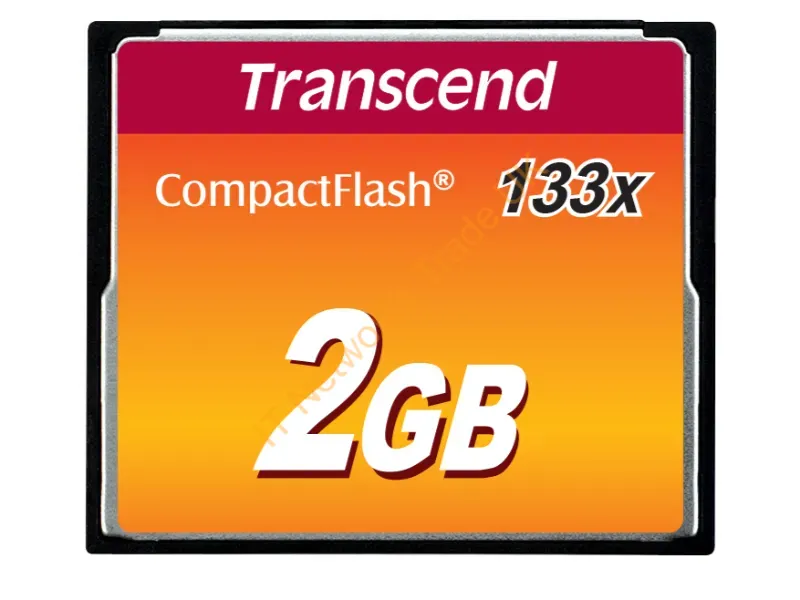 TS2GCF133 Transcend 2GB 133x CompactFlash (CF) Memory Card