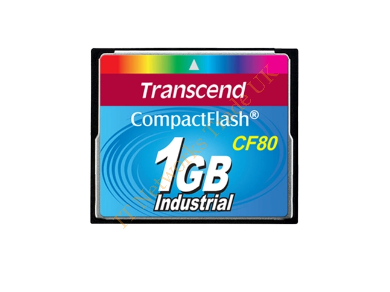 TS2GCF80-DF Transcend 2GB 80x Type I CompactFlash (CF) Memory Card
