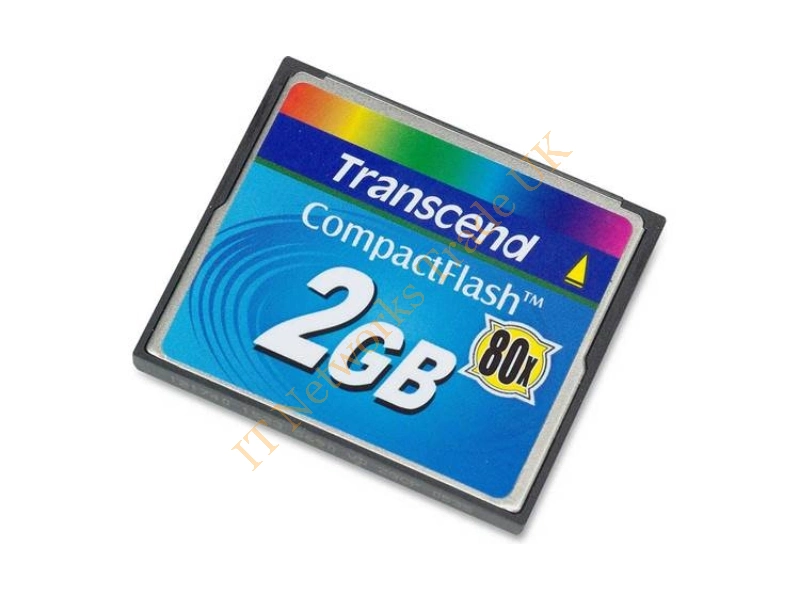 TS2GCF80 Transcend 2GB 80x Hi-Speed CompactFlash (CF) Memory Card