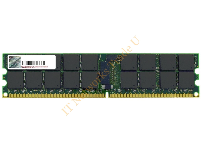 TS2GIB2866 Transcend 2GB Kit (2 X 1GB) DDR2-400MHz PC2-3200 ECC Registered CL3 240-Pin DIMM Single Rank Memory Server Memory
