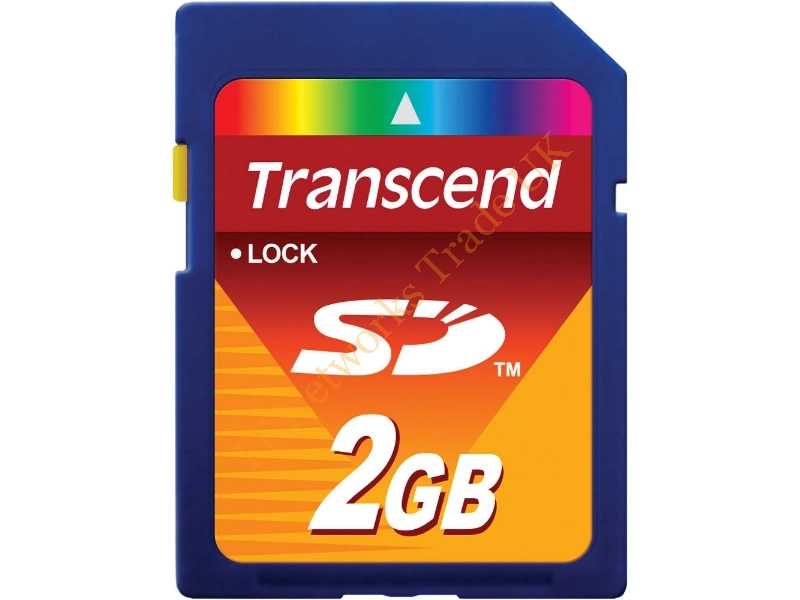 TS2GSDC-BK Transcend 2GB SD Flash Memory Card
