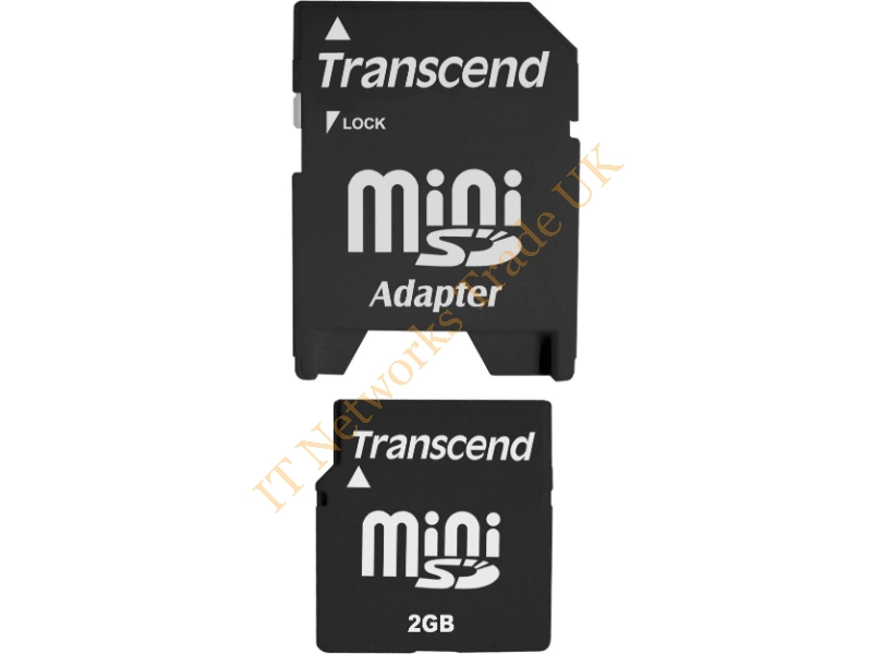 TS2GSDM Transcend 2GB miniSD Flash Memory Card