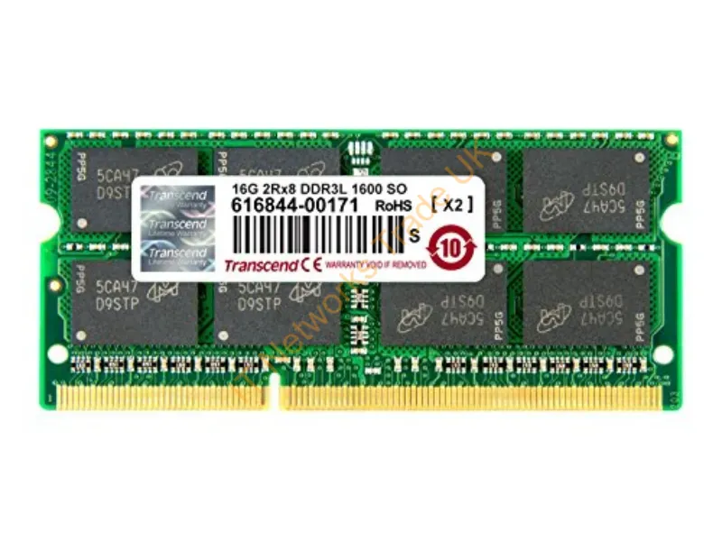 TS2GSK64W6Q Transcend 16GB DDR3-1600MHz PC3-12800 non-ECC Unbuffered CL11 204-Pin SoDimm 1.35V Low Voltage Dual Rank Memory Module Laptop Memory
