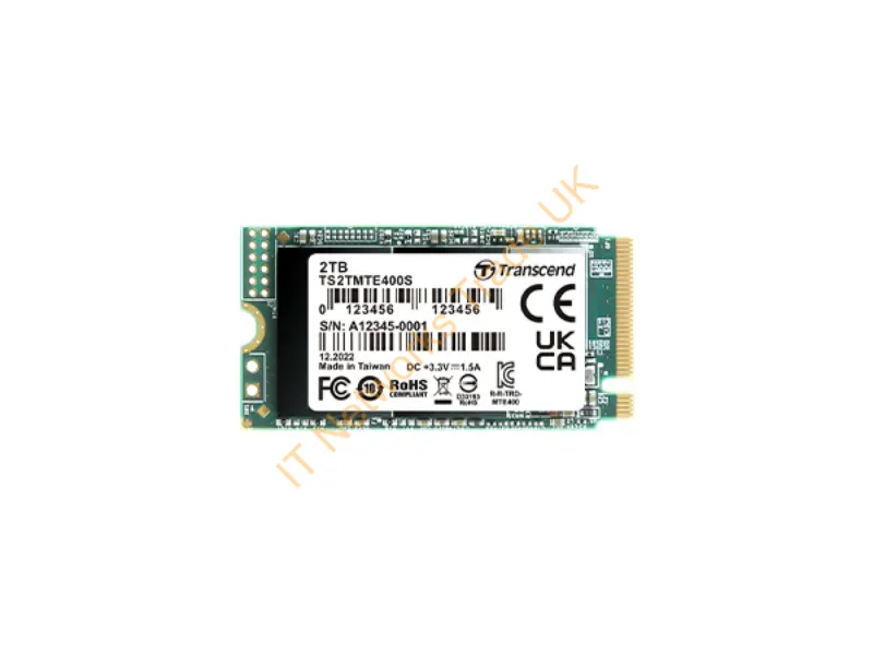 TS2TMTE400S - Transcend 400S 2 Tb M.2 Pci Express 3.0 Nvme 3D Nand