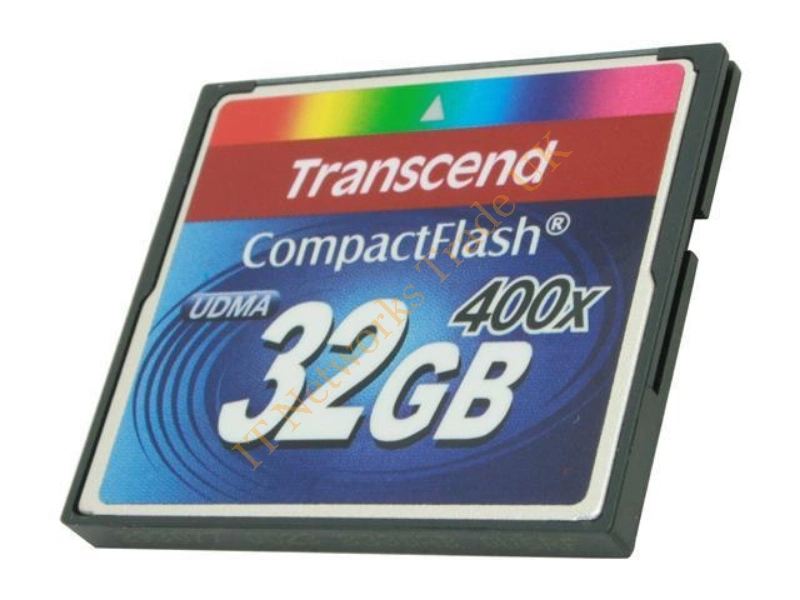 TS32GCF400 Transcend 32GB 400x CompactFlash (CF) Memory Card Read