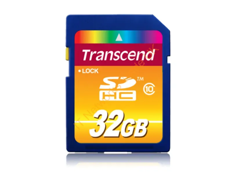 TS32GSDHC10 Transcend 32GB Class 10 SDHC Flash Memory Card