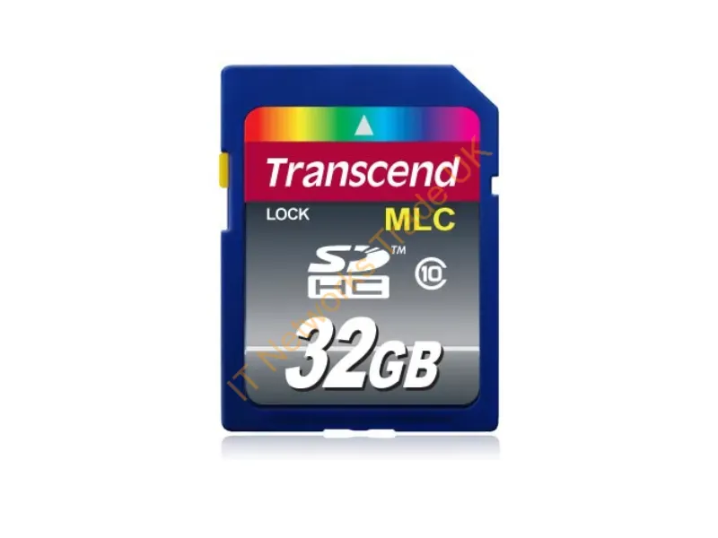 TS32GSDHC10M Transcend 32GB Class 10 SDHC Flash Memory Card