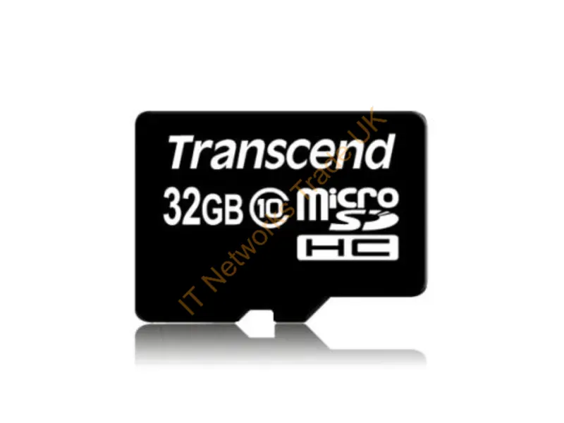 TS32GUSDC10M Transcend 32GB Class 10 microSDHC Flash Memory Card