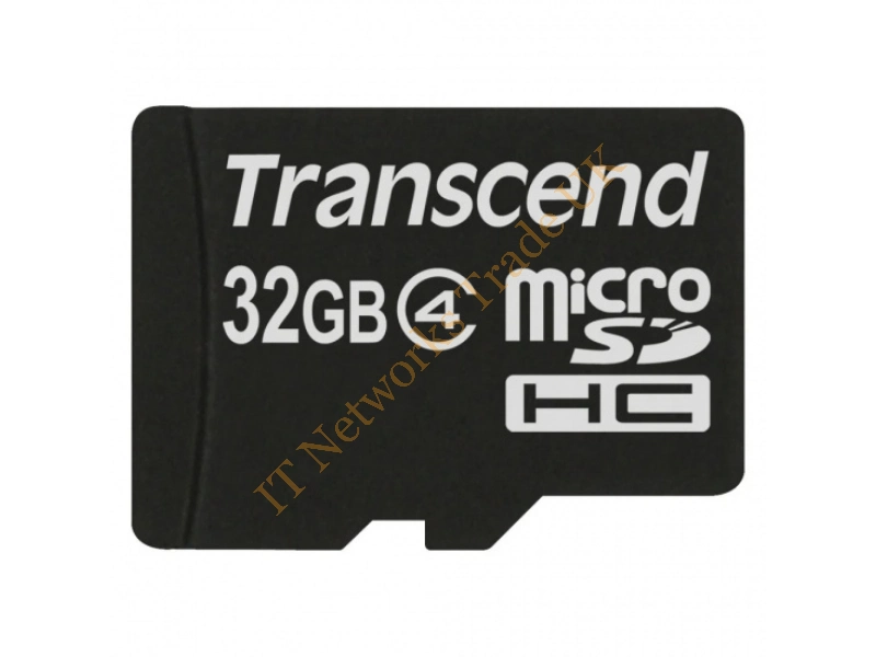 TS32GUSDC4 Transcend 32GB Class 4 microSDHC Flash Memory Card