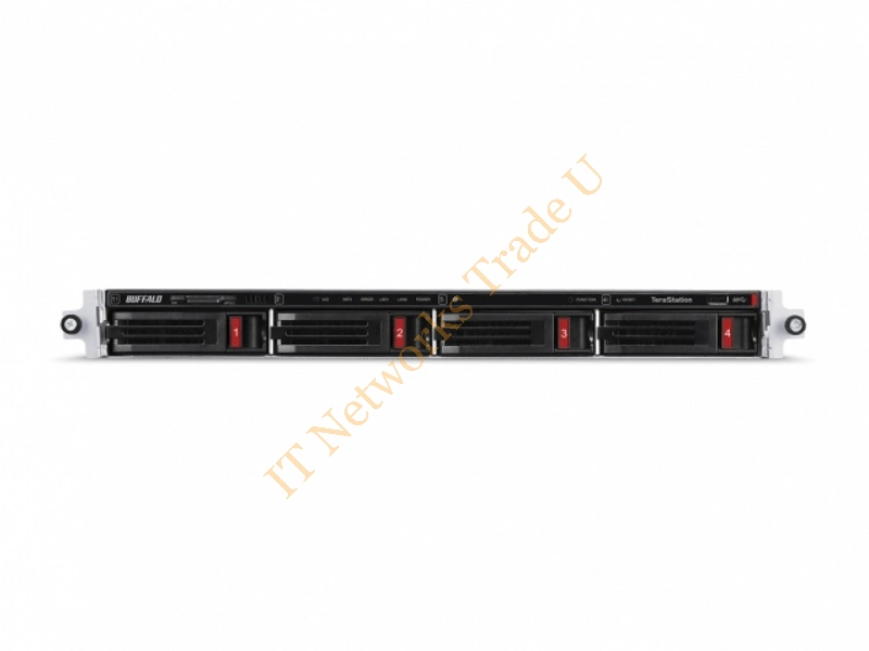 TS3410RN0404-EU - Buffalo TeraStation 3410RN NAS Rack (1U) Ethernet LAN Black, Silver NAS Servers