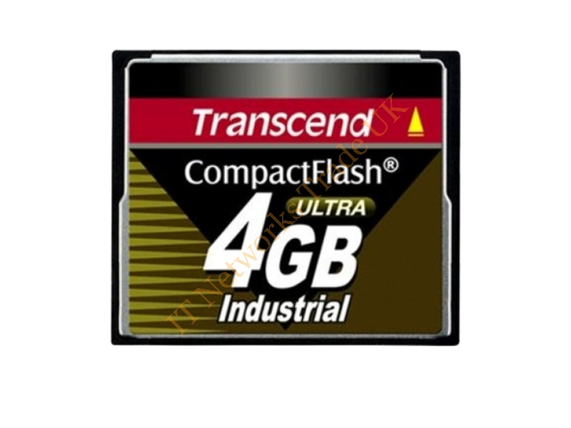 TS4GCF100I-P Transcend 4GB 100x Hi-Speed Industrial CompactFlash (CF) Memory Card