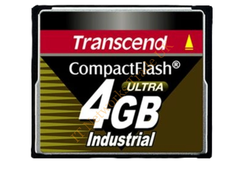 TS4GCF100I Transcend 4GB 100x Industrial CompactFlash (CF) Memory Card
