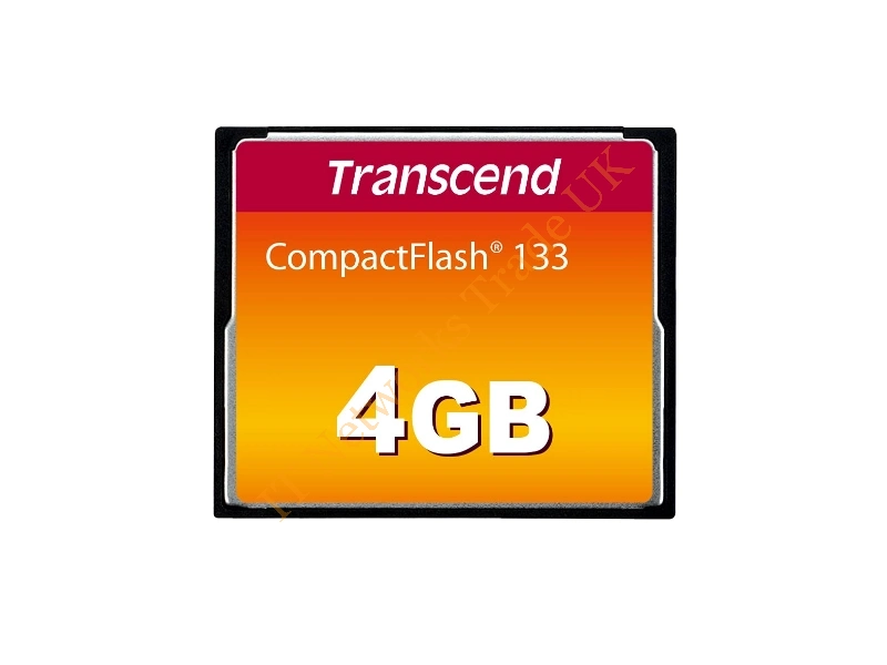 TS4GCF120-NF Transcend 4GB 120x Type I CompactFlash (CF) Memory Card