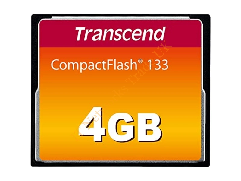 TS4GCF120-P Transcend 4GB PIO Fix Mode Type-I CompactFlash (CF) Memory Card