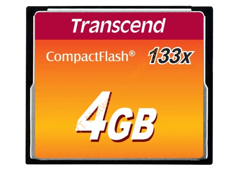 TS4GCF133 Transcend 4GB 133x CompactFlash (CF) Memory Card