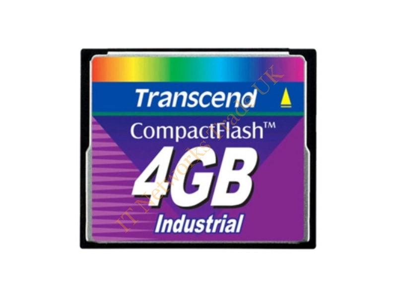 TS4GCF45I Transcend 4GB non-DMA Mode Industrial CompactFlash (CF) Memory Card