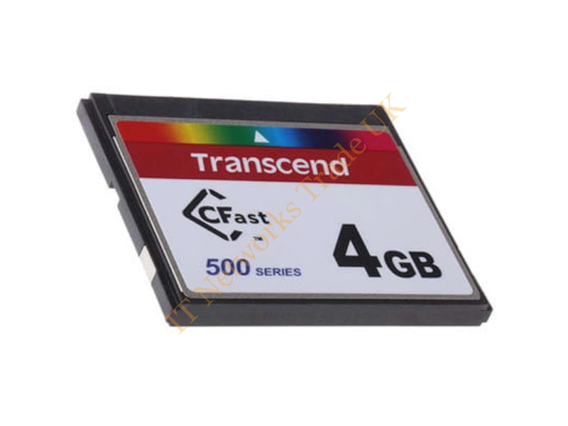 TS4GCFX500 Transcend 4GB 500x CompactFlash (CF) Memory Card