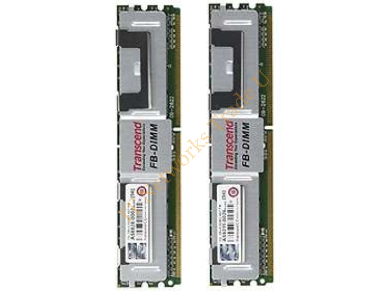 TS4GHP7413 Transcend 4GB Kit (2 X 2GB) DDR2-667MHz PC2-5300 ECC Fully Buffered CL5 240-Pin DIMM Dual Rank Memory Server Memory