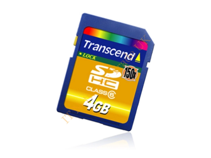 TS4GSD150 Transcend 4GB 150x Ultra Speed SD Flash Memory Card