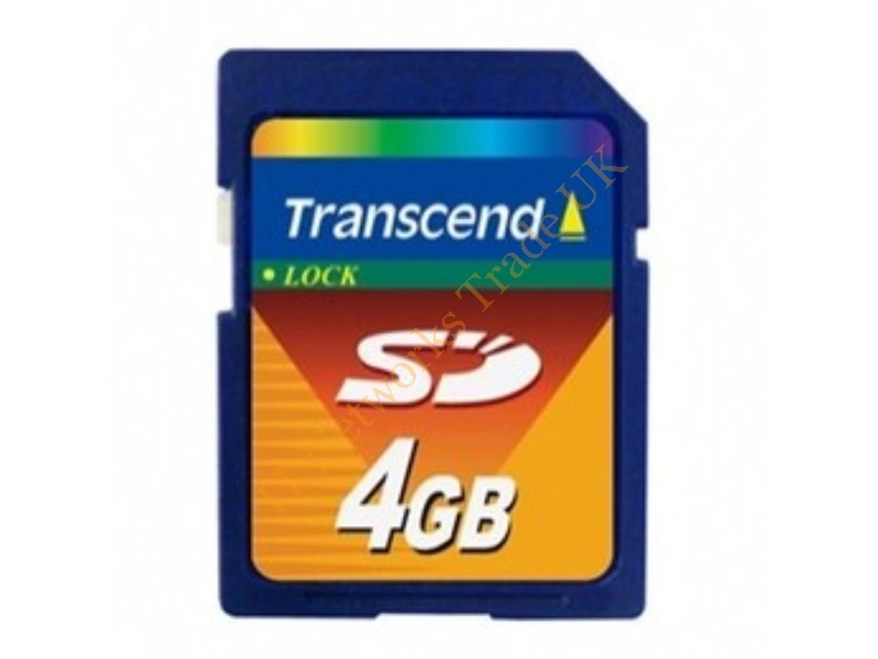 TS4GSDC Transcend 4GB Class 2 SDHC Flash Memory Card