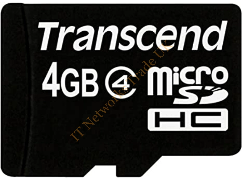 TS4GUSDHC4 Transcend 4GB Class4 microSDHC Flash Memory Card