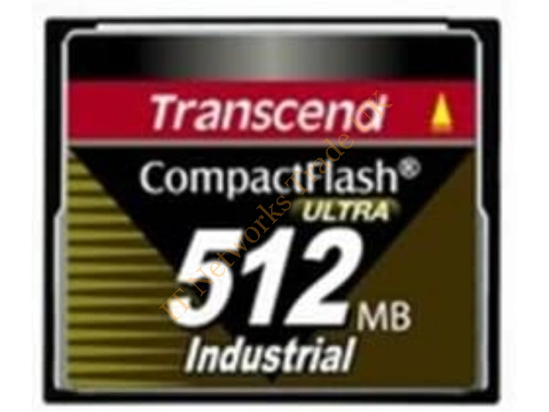 TS512MCF100I Transcend 512MB 100x Industrial CompactFlash (CF) Memory Card