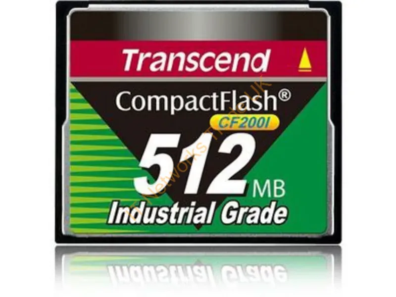 TS512MCF200I Transcend Industrial Series 512MB 200x CompactFlash (CF) Memory Card