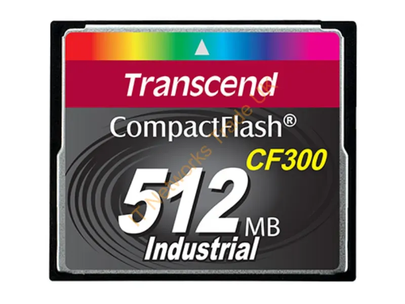 TS512MCF300 Transcend 512MB CompactFlash (CF) Memory Card