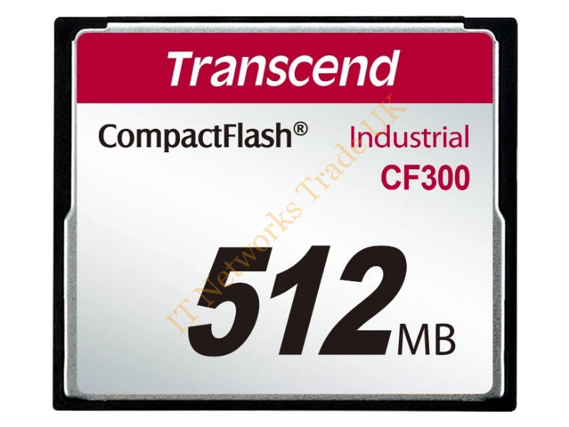 TS512MCF45I Transcend 512MB 45x Hi-Speed Industrial CompactFlash (CF) Memory Card