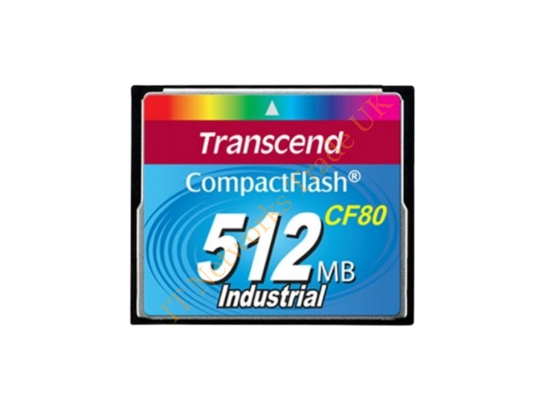 TS512MCF80 Transcend 512MB 80x Hi-Speed CompactFlash (CF) Memory Card (DMA Mode)