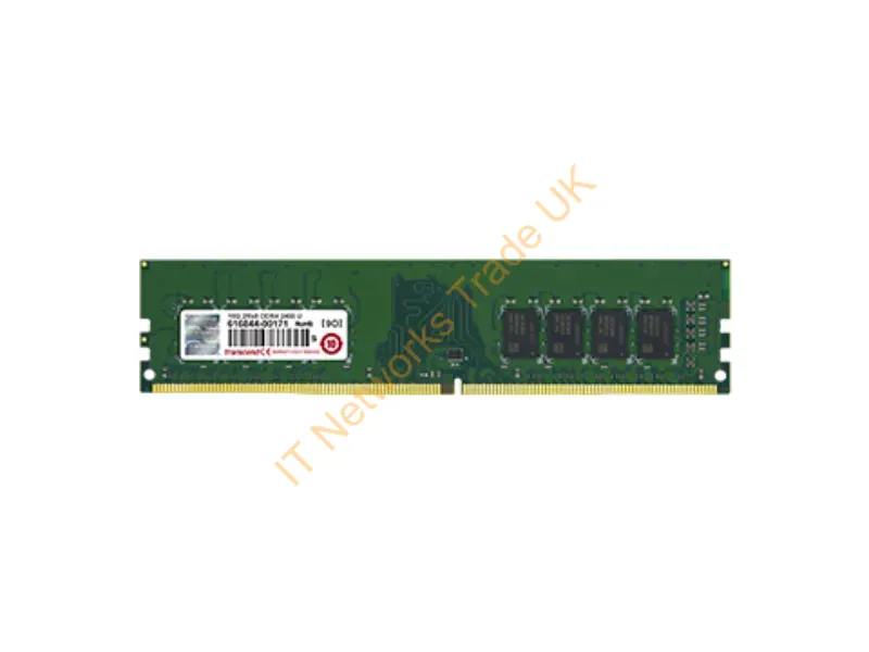 TS512MLH64V4H Transcend 4GB DDR4-2400MHz PC4-19200 ECC Unbuffered CL17 288-Pin DIMM 1.2V Single Rank Memory Module Server Memory
