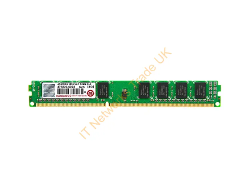TS512MLK64V3NL Transcend 4GB DDR3-1333MHz PC3-10600 non-ECC Unbuffered CL9 240-Pin DIMM Dual Rank Memory Module Desktop Memory