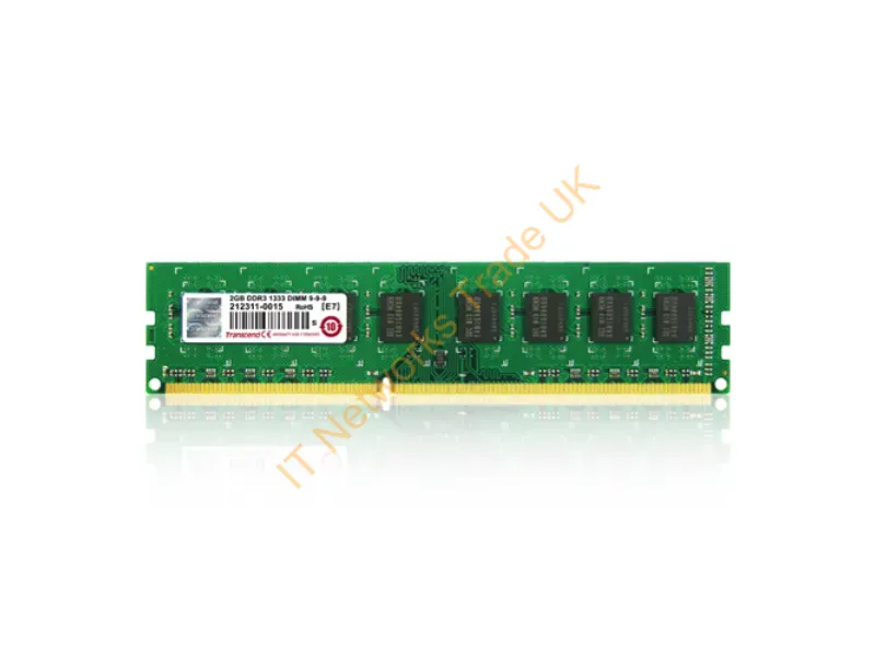 TS512MLK64V6N Transcend 4GB DDR3-1600MHz PC3-12800 non-ECC Unbuffered CL11 240-Pin DIMM Dual Rank Memory Module Desktop Memory