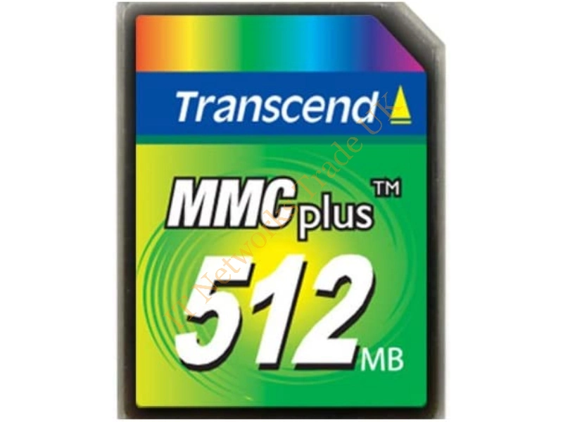 TS512MMC4 Transcend 512MB Multi-Media Plus Flash Memory Card