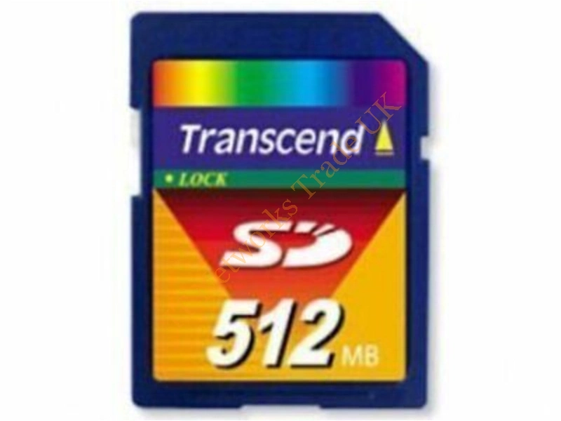 TS512MSDC Transcend 512MB SD Flash Memory Card