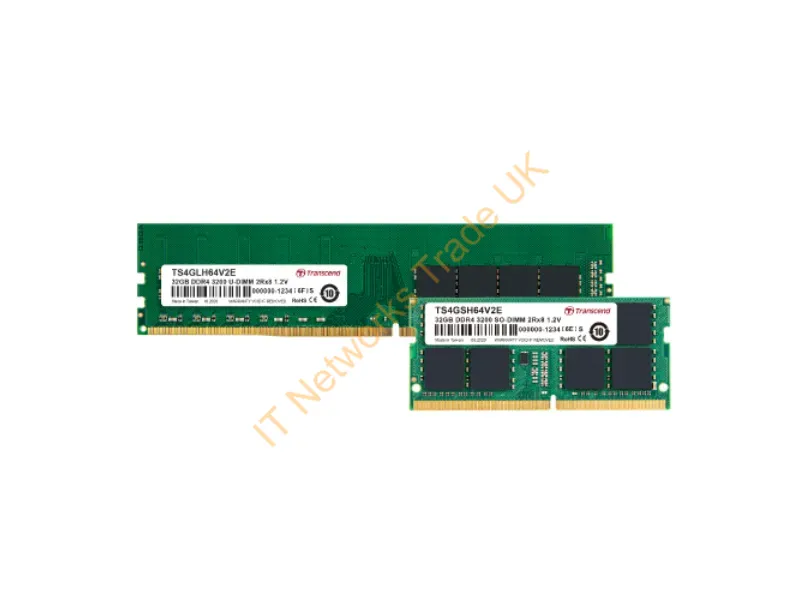 TS512MSH64V2H - Transcend Ts512Msh64V2H Memory Module 4 Gb 1 X 4 Gb Ddr4 3200 Mhz