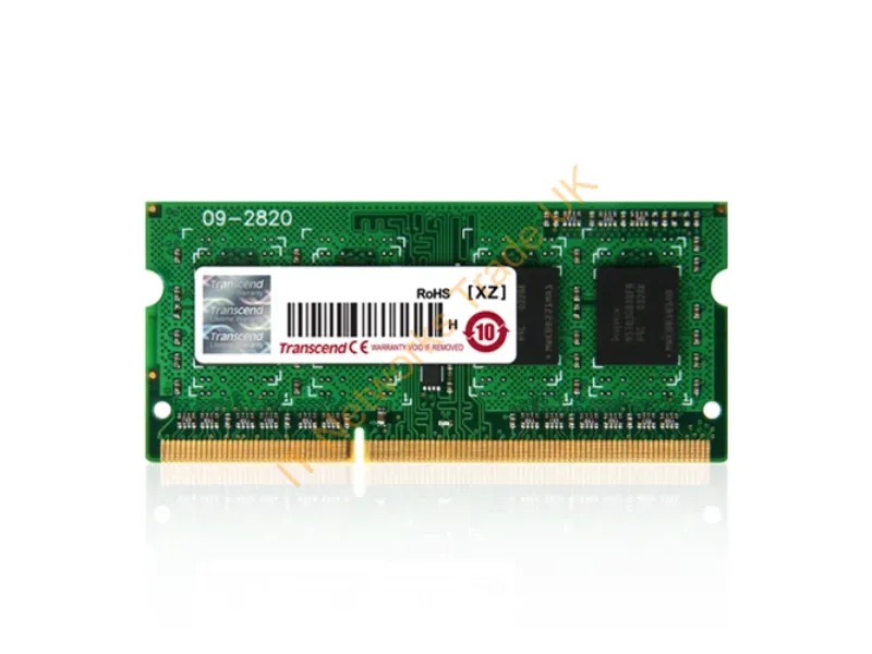 TS512MSK64W6N Transcend 4GB DDR3-1600MHz PC3-12800 non-ECC Unbuffered CL11 204-Pin SoDimm Dual Rank Memory Module Laptop Memory