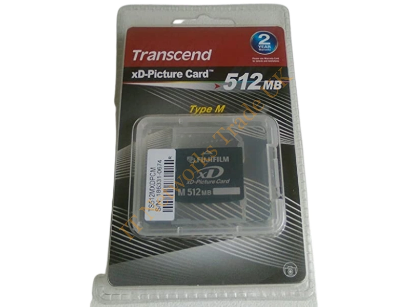 TS512MXDPCM Transcend 512MB Type-M xD-Picture Flash Memory Card