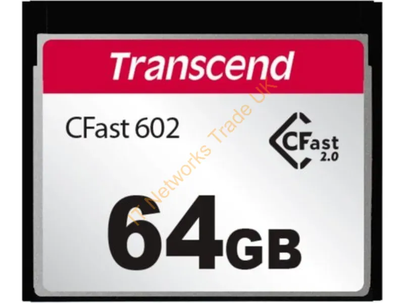 TS64GCFX602 - Transcend Ts64Gcfx602 Memory Card 64 Gb Cfast 2.0 Mlc