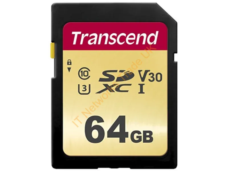TS64GSDC500S - Transcend 64Gb, Uhs-I, Sd Sdxc Class 10