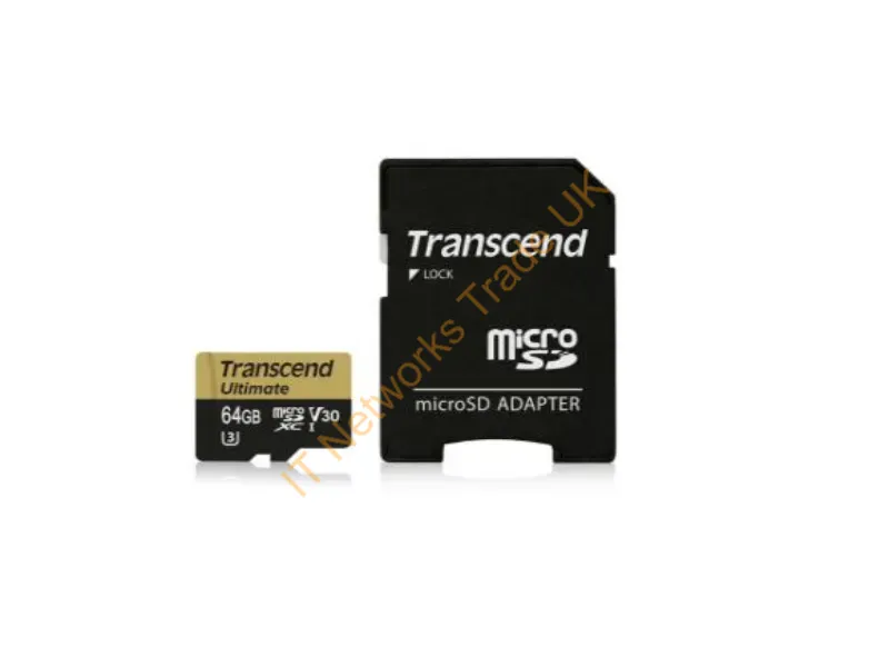 TS64GUSDU3M Transcend Ultimate 64GB Class 10 microSDXC UHS-I (U3) Flash Memory Card