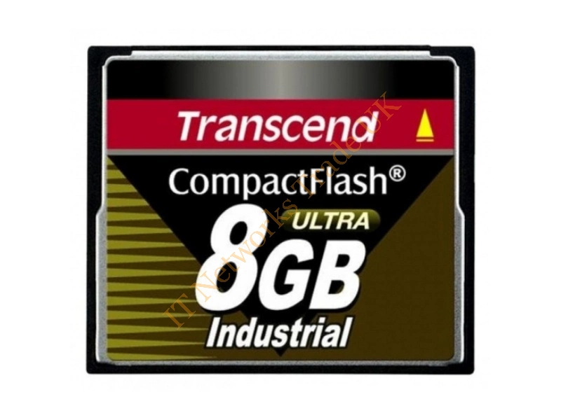 TS8GCF100I Transcend 8GB 100x Industrial CompactFlash (CF) Memory Card