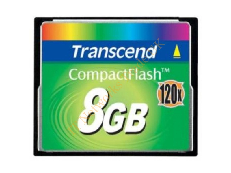 TS8GCF120 Transcend 8GB 120x Ultra Speed DMA Mode CompactFlash (CF) Memory Card